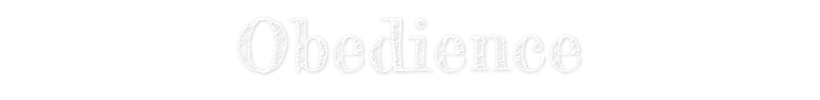 Obedience Obedience